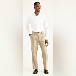 👗Dockers Big & Tall pleated khakis